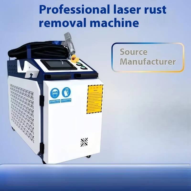 Industrial Laser Rust Remover - Efficient Handheld Metal Reinforcement Mold Surface