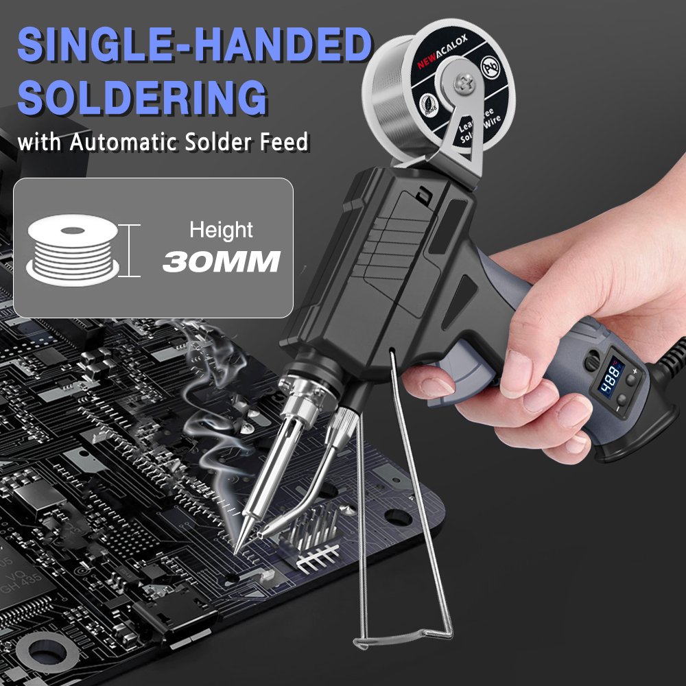 Industrial Laser Welding Tool - NEWACALOX180-500°C Digital Display Soldering Gun Adjustable
