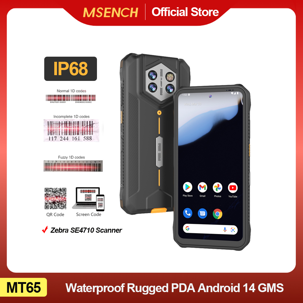 Waterproof Rugged PDA Android  – Industrial Laser Light recenzja i cena