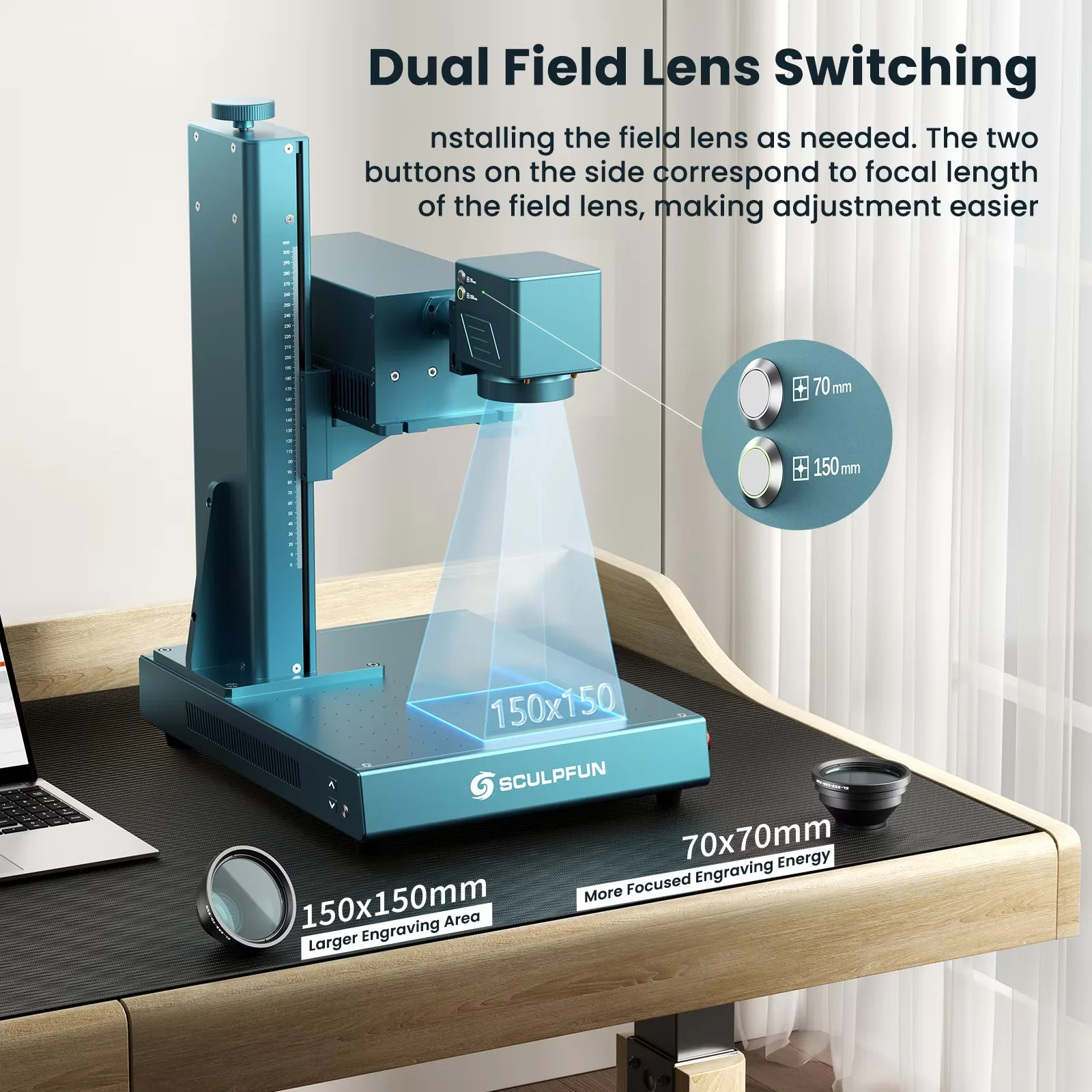 SCULPFUN V5 UV Laser Engraver  – Industrial Grade Laser Engraver recenzja i cena