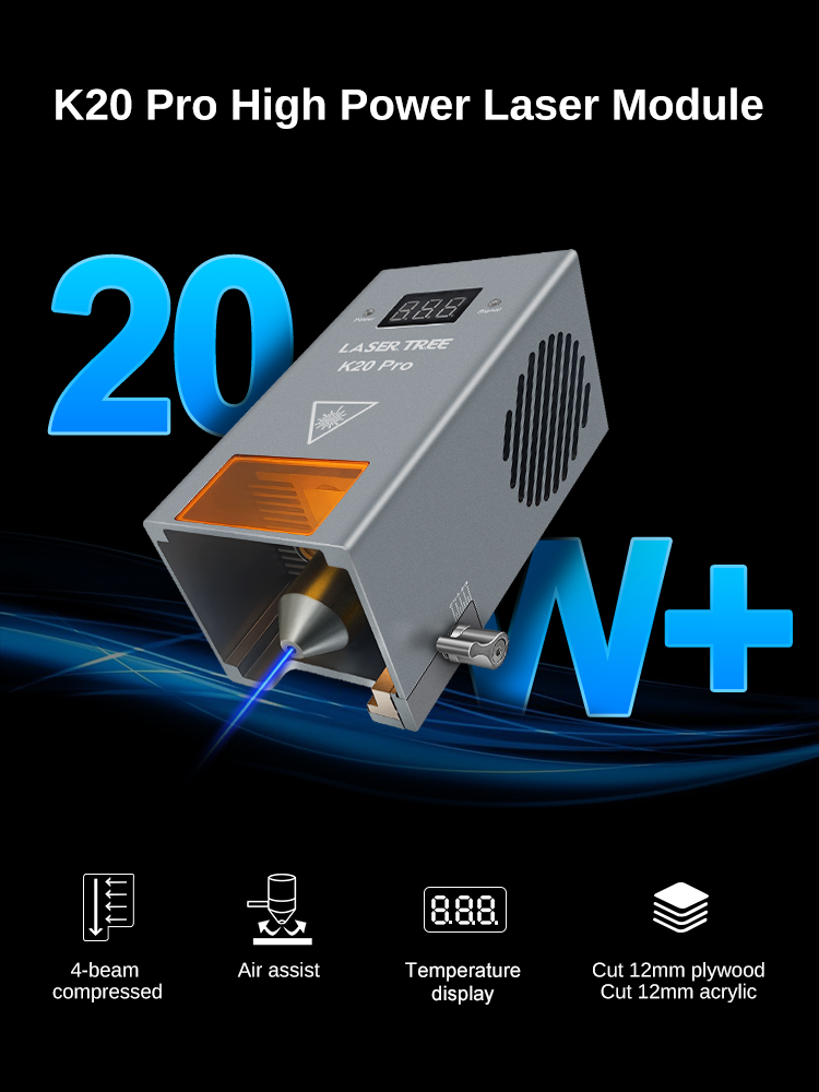 20W 455nm Blue Diode Laser Mod – Diode Laser Module recenzja i cena