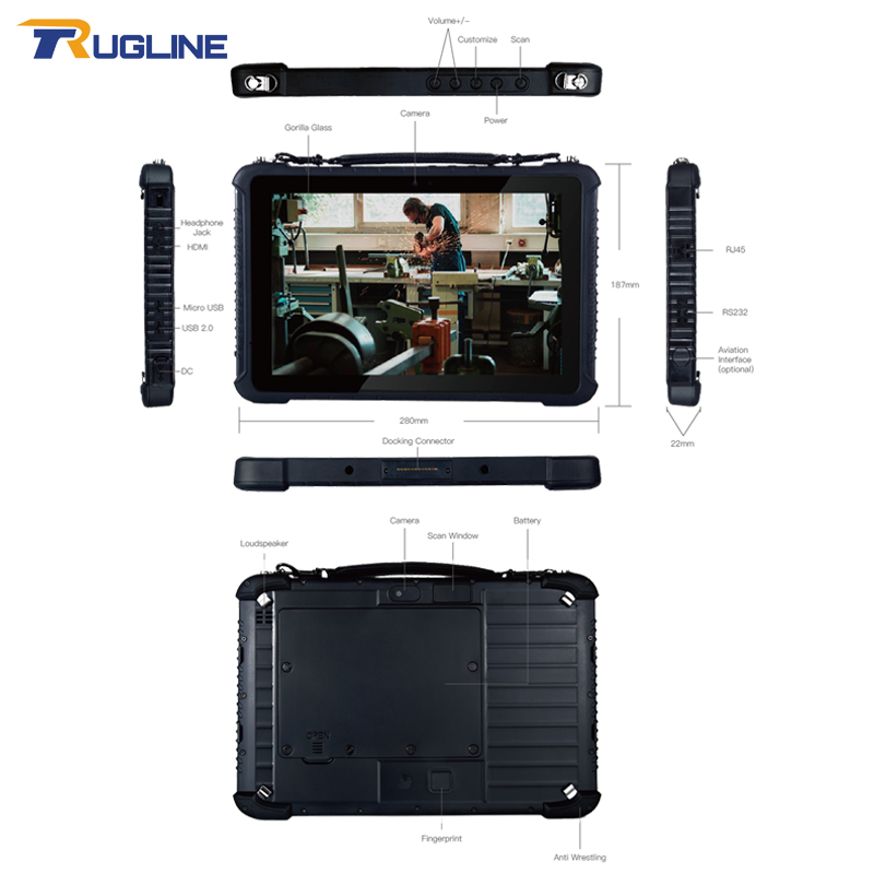 RUGLINE Windows 11 8G+128G Rug – Industrial Laser Light recenzja i cena