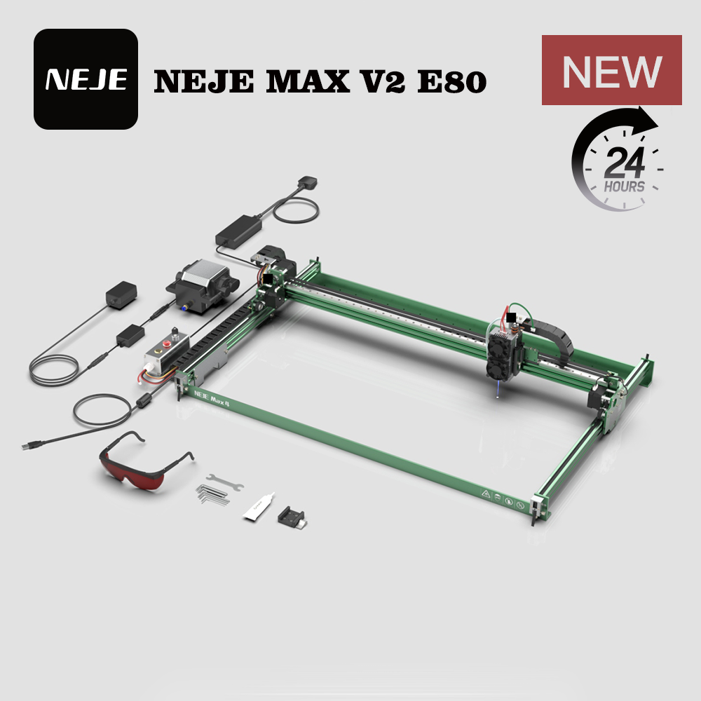 NEJE MAX V2 E80 80W 455nm Lase – Industrial Grade Laser Engraver recenzja i cena