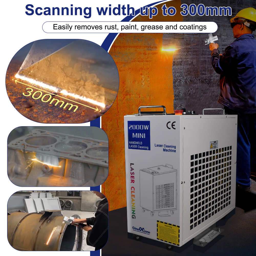 3000W Laser Cleaning Machine F – Industrial Laser Rust Remover recenzja i cena