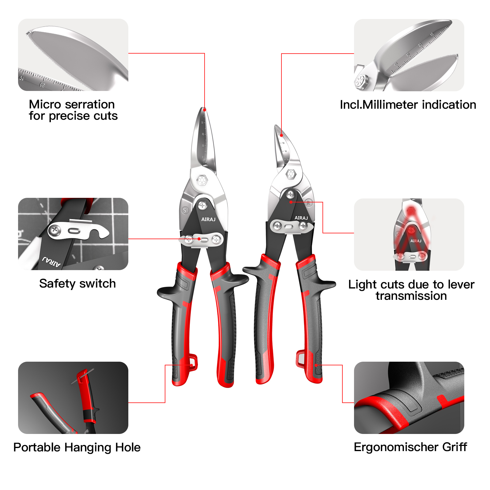 AIRAJ  Aviation Scissor Tin Sn – Industrial Laser Welding Tool recenzja i cena